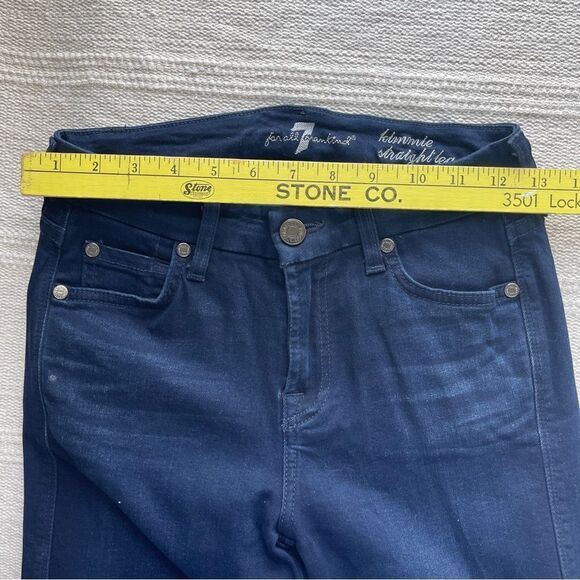7 For All Mankind Kimmie Straight Leg Jeans size 23 - Picture 10 of 11